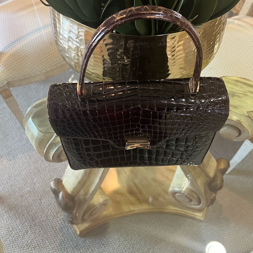 Authentic Fior of London Crocodile Purse